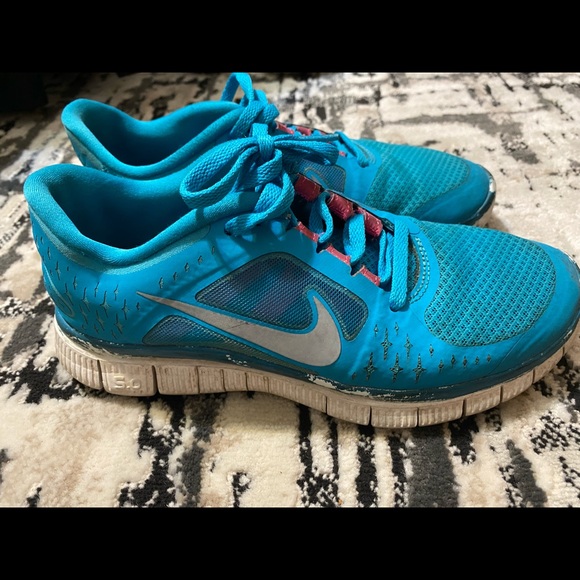 Blue Nike Free Run - Picture 6 of 6